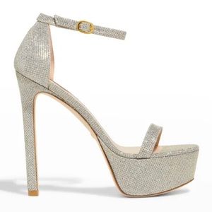 Stuart Weitzman Nudistcurve Hollywood Platform Sandal
